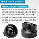 47922 Vac Drain Cap Compatible with Ridgid Shop Vacuum Cleaner and Craftsman Shop Vacuum, 1.97'' ID Wet/Dry Vacuum Replacement Drain Cap（1pack） GYPNS