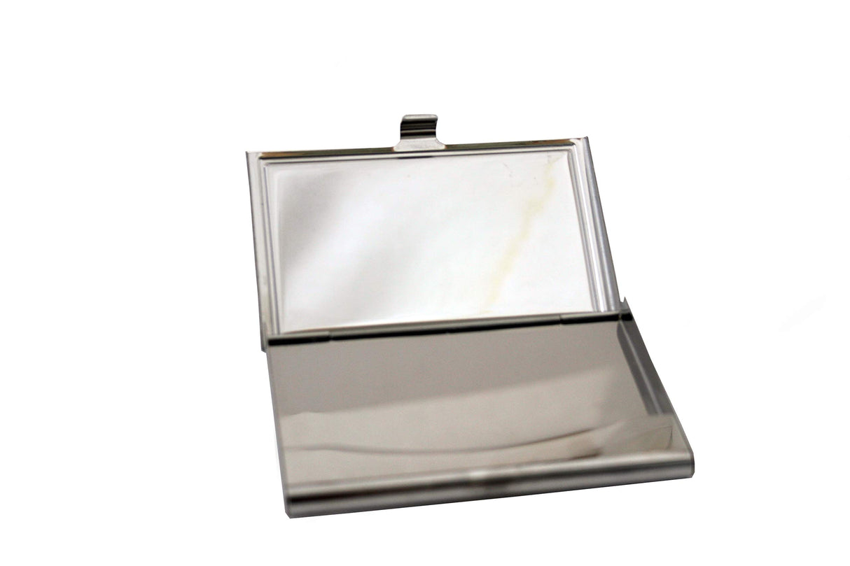 Personalized Wood Business Card Holder Customized Gift for Men Engraved Business Card Case The Personal Exchange