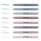 DIVERSEBEE No Bleed Highlighters and Pens, 8 Pack Assorted Gel Highlighters Set, Cute Markers, Journaling School Supplies, Accessories (Dusty) DIVERSEBEE