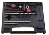 Milescraft 1325 Pocket Jig 200 - Complete Double/Twin Pocket Hole Jig Kit System. Easy to use, pocket hole drill guide, screw jig with all Milescraft