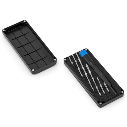 iFixit Minnow Driver Kit: Pocket-Sized Screwdriver + Portable Bit Set - WoodArtSupply