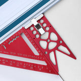 Aluminum Track Saw Square Guide 13.4"CNC Milled 90° Right Angle Stop for Circular Saws, Compatible with Festool & Makita Rails - Durable, ViewReal