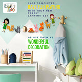 CRAFTILOO Woodland Sewing Kit for Kids, Fun and Educational Fairytale Craft Set for Boys and Girls Age 7-12, Sew Your Own Felt Forest Animal Craft CRAFTILOO