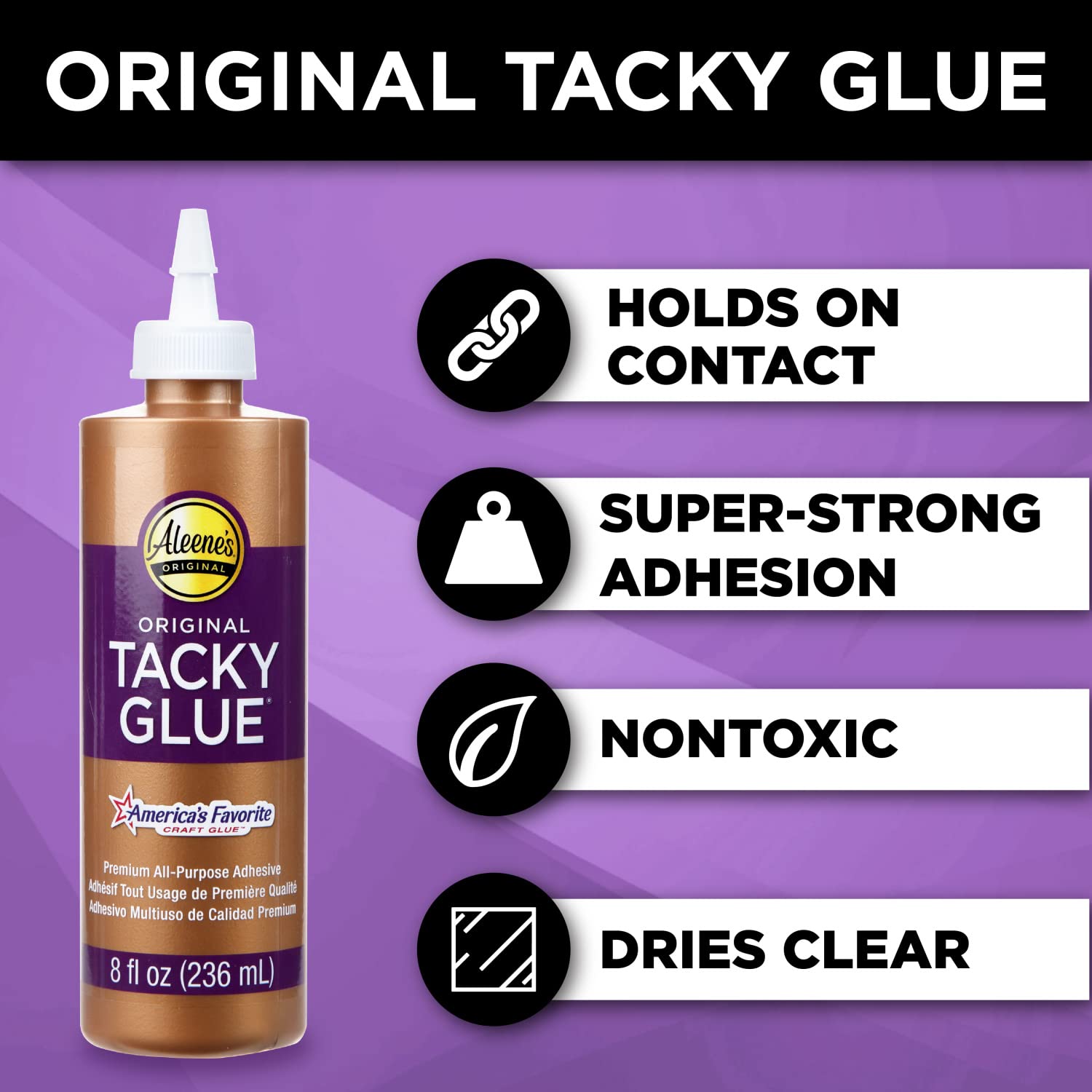 Aleene's All Purpose Tacky Glue, 8-Ounce Aleene's