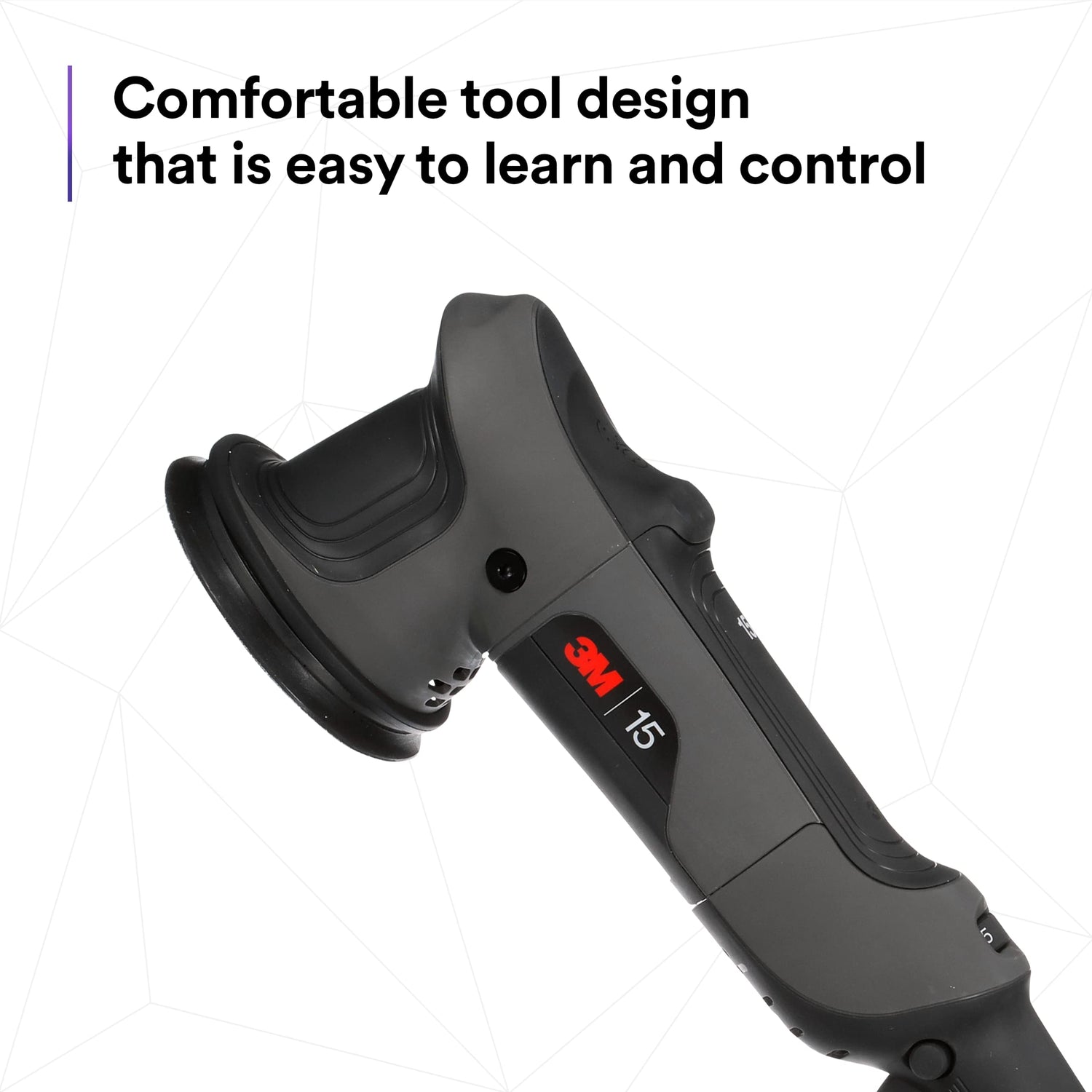 3M Perfect-It Random Orbital Polisher, 34100, 15mm, 120V/60Hz, Variable Speed Control for Automotive Refinishing, Refining, Polishing 3M