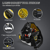 MARUTAI 12'' Tool Tote Bag, 44 Pockets Open Tool Bag, Tool Tote with Adjustable Straps and Waterproof Base, Tool Storage Bags for Men and Women MARUTAI TOOL STORAGE