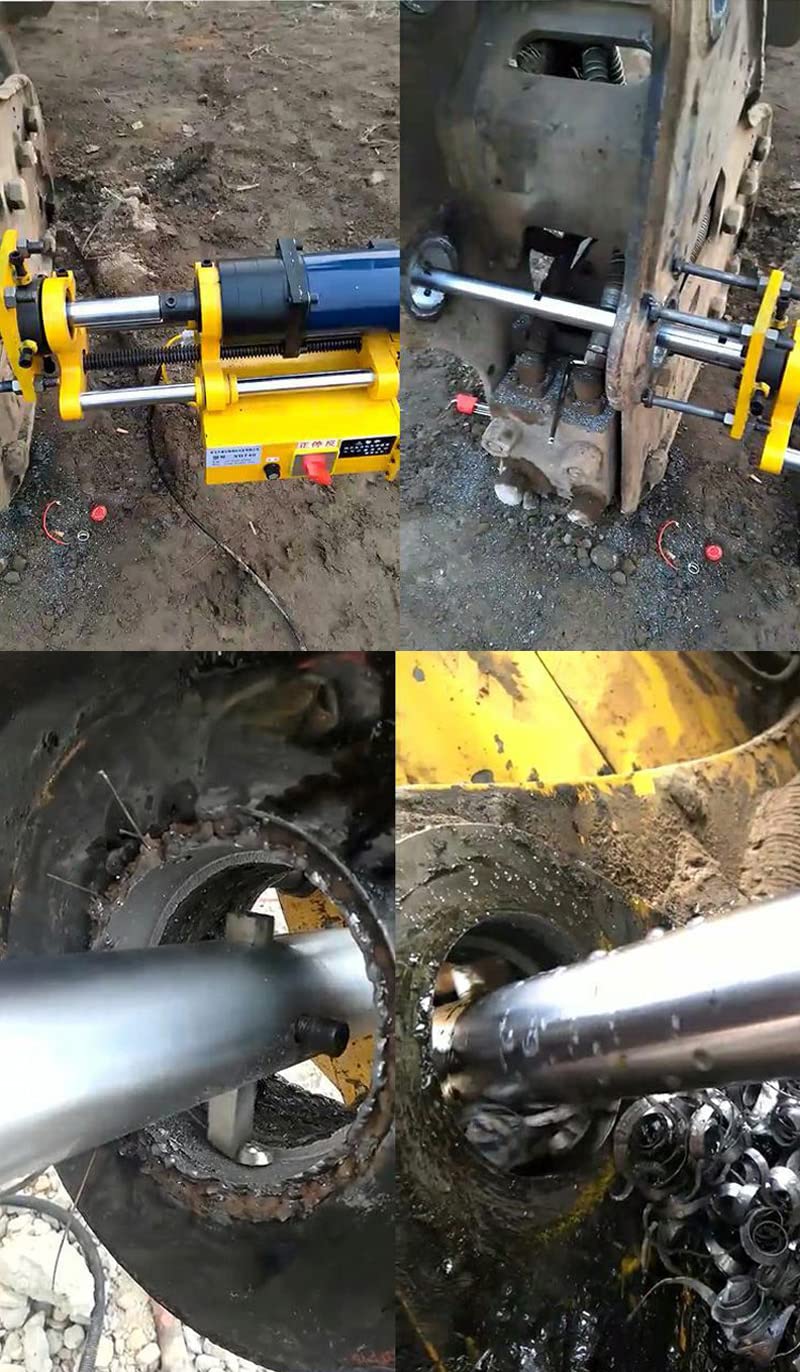 INTSUPERMAI Portable Line Boring Machine Hole Drilling Connecting Rod Boring Machine XDT40 with Handle Control for Engineering Machinery Repairing INTSUPERMAI