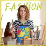 3 Pieces Colorful Artist Painting Apron Paint Splatter Apron Butterfly Tree Art Teacher Gifts Waterproof Painters Apron Adjustable Artist Smock for Eurzom