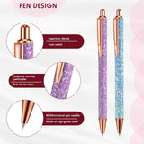 4 Pieces Weeding Tools for Vinyl, Includes 2 Pieces Glitter Craft Vinyl Weeding Pin Pen Retractable Air Release Weeding Pen with 2 Pieces Scrapers Chinco