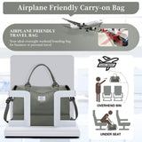 Weekender Bags for Women,Personal Item Travel Bag with Shoes Compartment,Overnight Travel Duffel Bag with Wet Pocket and Separate Toiletry Bag,Gym SYCNB