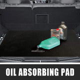 LINLA Premium Absorbent Oil Mat Contains Liquid Garage Floor Mat 8.5'x 6.6', Reusable, Washable, Protects Floor, Driveway Surface, Shop,Parking LINLA