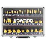 KOWOOD Router Bits Sets of 35B Pieces 1/4 Inch T Shape Wood Milling Cutter KOWOOD