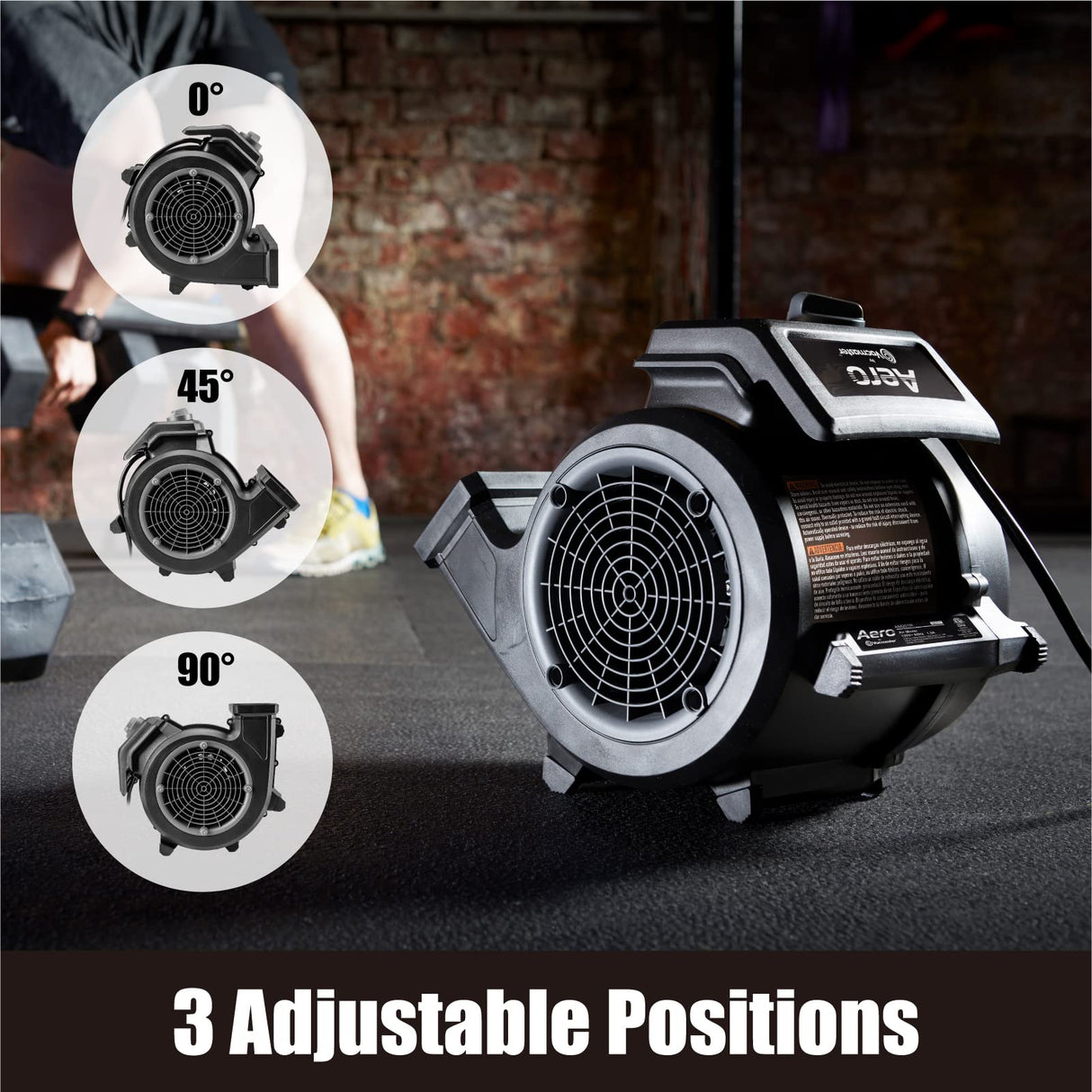 Vacmaster AM201R Portable Air Mover with Remote Control Vacmaster
