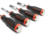 Crescent 4 Piece Wood, 1/4", 1/2", 3/4"", 1" Chisel - CWCHS4 Crescent