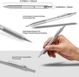 Nicpro Metal 2.0 Mechanical Pencil Set with Case, 3 PCS Drafting Lead Holder with 10 Tubes 2mm Graphite Lead Refill(HB 2H 4H 2B 4B) &Colors, Nicpro