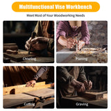 Woodworking Bench Vise,wood vise workbench for homes, woodworking studios, and teaching equipment for fixing and processing wood. PIOJNYEN