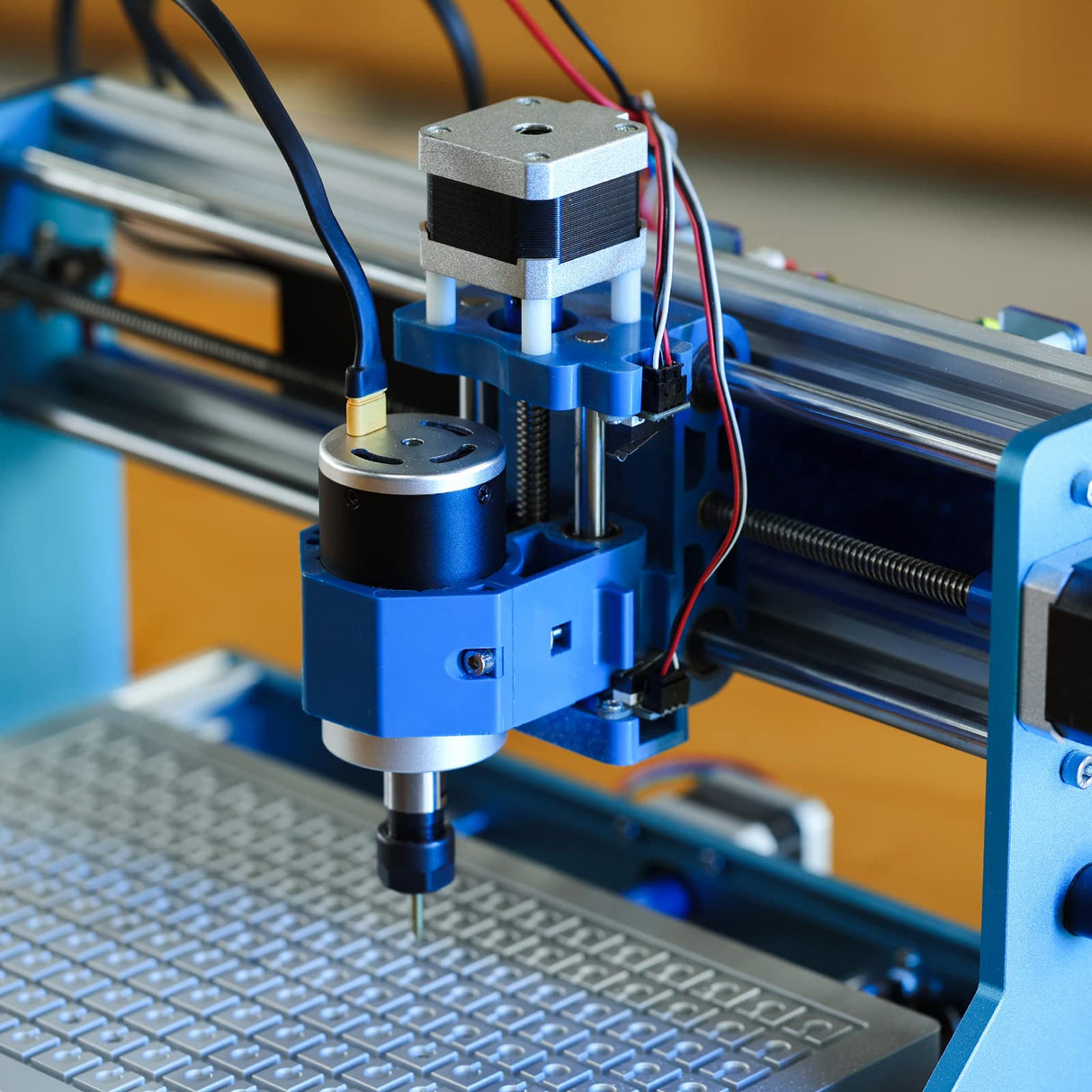 Genmitsu CNC Brushless Motor DC Spindle Kit 24V 12000rpm with Drive Board & Collet Holder Installed, Perfect for 3018 Series CNC Machine Genmitsu