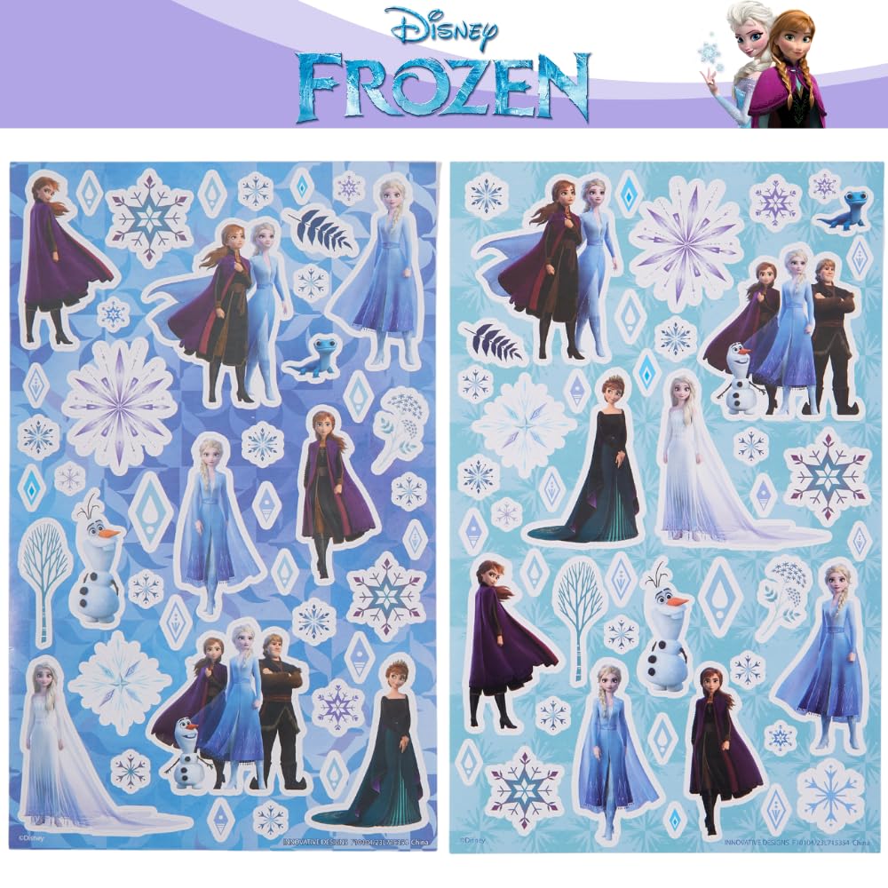 Disney Frozen Kids Coloring Art and Sticker Set, 30 Pcs. School & Craft Supplies with Pencil Case Innovative Designs