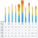 AROIC 96 PCS Painting Supplies Set with Easels, 8 PCS Wood Easels, 8 Packs of 80 Brushes with Nylon Brush Head and 8 PCS Palettes, Tabletop Wooden AROIC