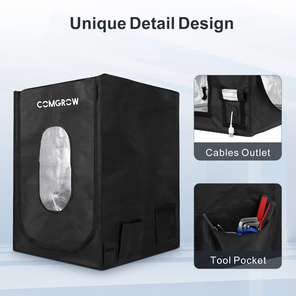 Comgrow 8MP Lightburn Camera Module with Laser Enclosure 750 * 700 * 900 mm for Laser Engraver,Easy to Locate Materials,Batch Engraving,Trace Simple Comgrow