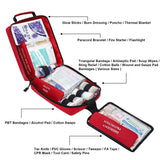 VRIEXSD 400 Piece Large First Aid Kit Premium Emergency Kits for Home, Office, Car, Outdoor, Hiking, Travel, Camping, Survival Medical First Aid Bag, Vriexsd