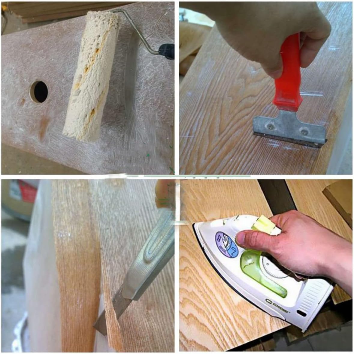 Natural Black Walnut Veneer Wood Sheets - DIY Speaker Renovation and Furniture Restoration - Unfinished Wooden Sticker - Handmade Dark Style - 7.8 x Samlee