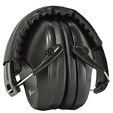 Earmuffs hearing protection with low profile passive folding design 26dB NRR and reduces up to 125dB, black G & F Products