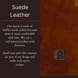 RUSTIC TOWN Leather Grill Work Apron with Tool Pockets ~ Adjustable up to XXL for Men & Women ~ Shop Apron Leather Tool Apron (Tan) RUSTIC TOWN