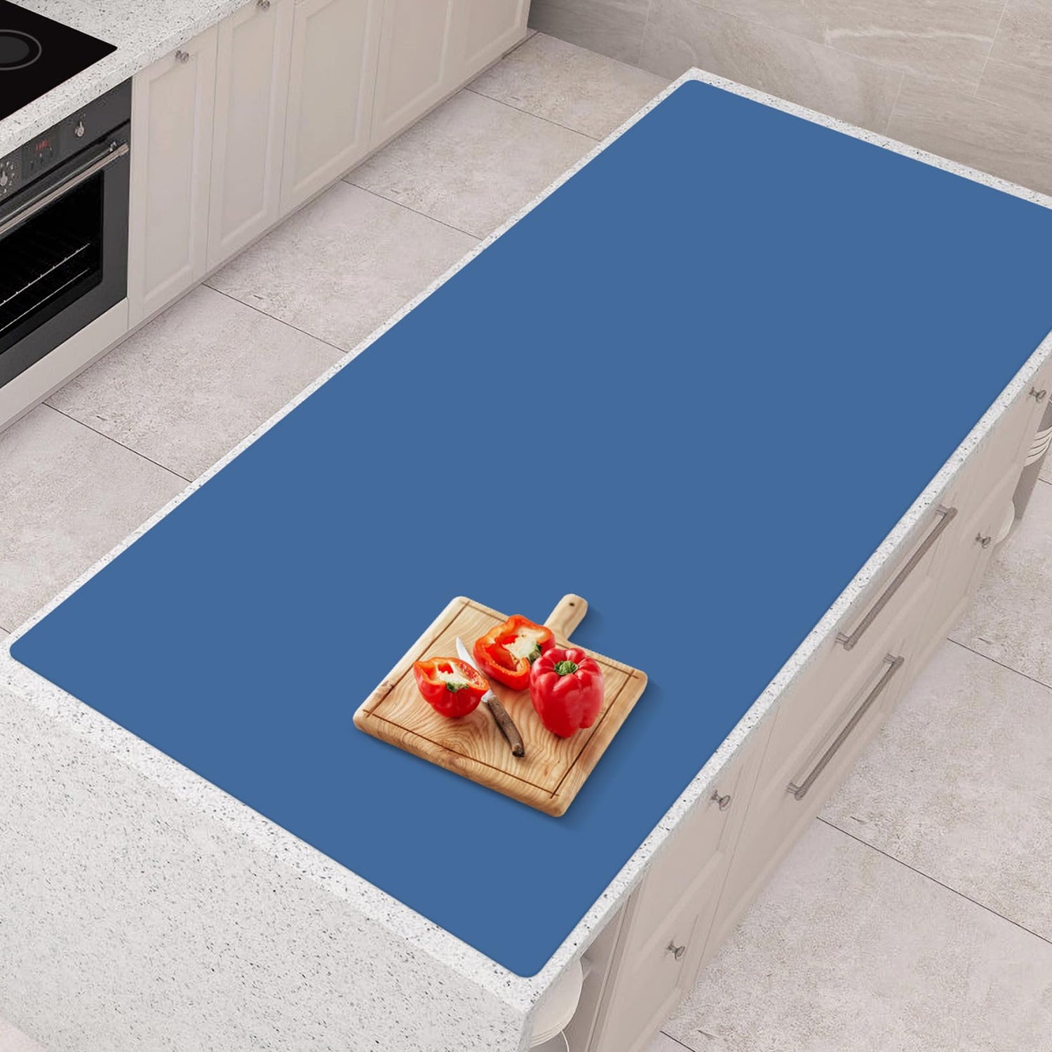AECHY Silicone Mats for Kitchen Counter 47"x23.6"x0.08”, Largest Heat Resistant Mat Shipped Rolled Up Kitchen Island Silicone Countertop Protector AECHY