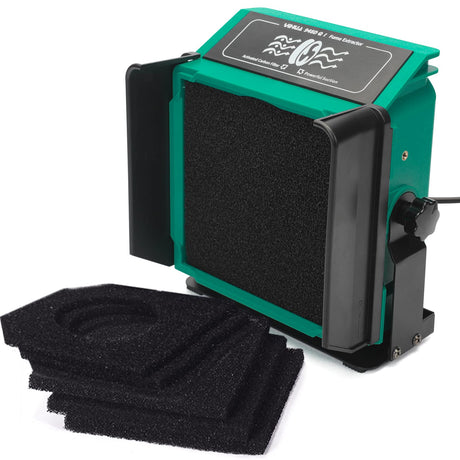 YIHUA 948DQ-I Solder Fume Extractor Fan Solder Smoke Absorber Remover Tiltable Angle with 8 Extra Fan Filters for Soldering Wood Burning and more YIHUA