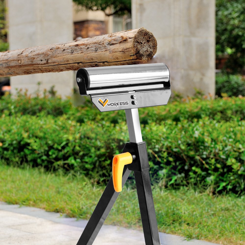 WORKESS Roller Support Stand 132 Lbs Load Capacity, Twin Pack WK-RS004T ...