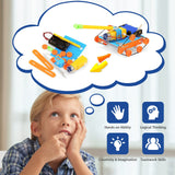 STEM Kits for Kids Age 6-8, Crafts for Boys 8-12, Craft Projects Car Building Kit, Electronic Engineering Toys Science Gifts, Build Robot DIY BeAndge