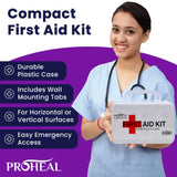 OSHA Compliant First Aid Kit - 10 Person, Type III, ANSI Class A Emergency Kit for Truck, Car, Construction Site - 71 Essential First Aid Supplies ProHeal