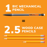 BIC Xtra-Smooth Mechanical Pencil (MPP40MJ), Medium Point (0.7mm), Perfect for the Classroom and Test Time, 40-Count BIC