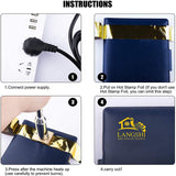 Arokimi Custom Logo Electric Wood Branding Iron - 200W Durable Leather Stamp for Unique Crafting and Wedding Gifts Arokimi