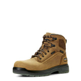 Ariat Mens Turbo 6" Waterproof Carbon Toe Work Boot Aged Bark 12 ARIAT