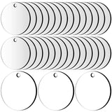 Sublimation Ornament Blanks, Cridoz 28Pcs Round Sublimation Blanks Pendants Bulk for Christmas Day and Halloween Day Ornaments Supplies, DIY cridoz
