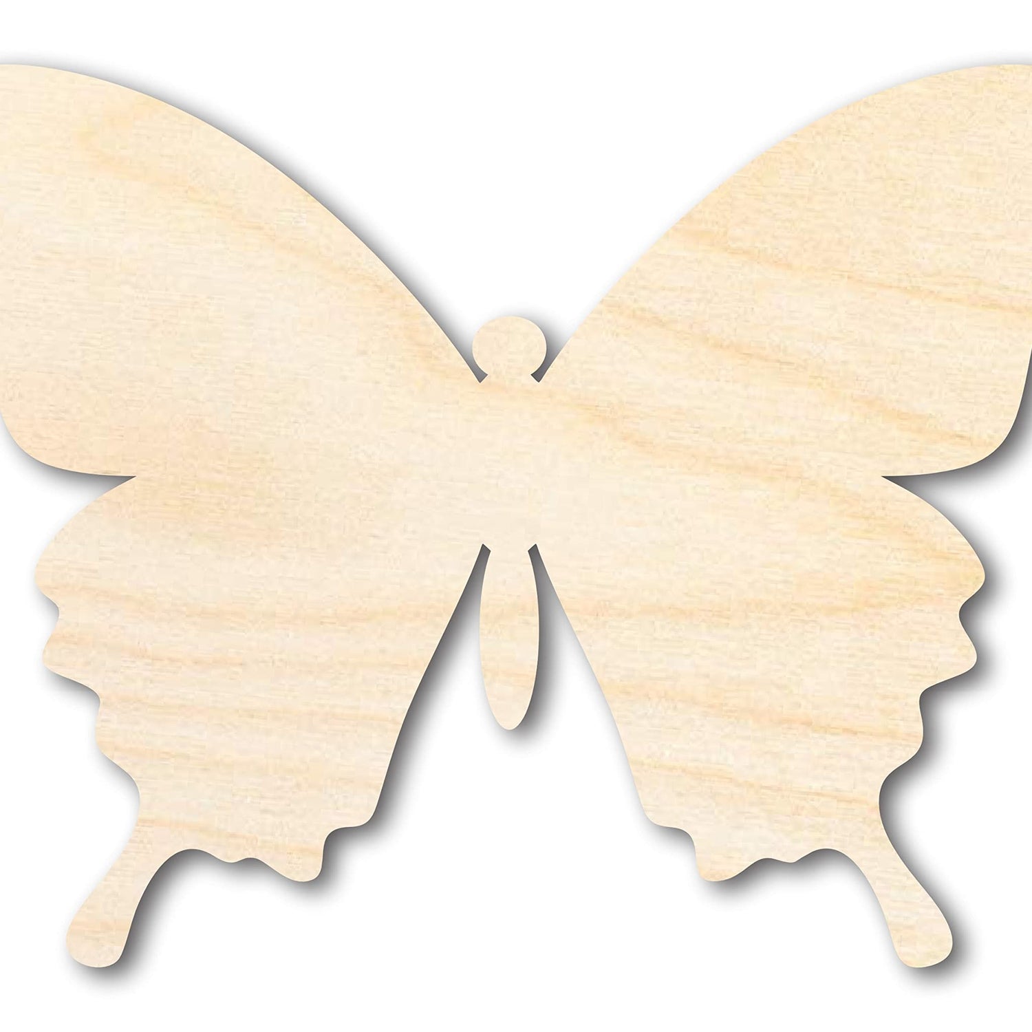 Unfinished Wood Butterfly | Insect | Animal | Wildlife | Craft Cutout | up to 24" DIY 7" / 1/4" 24 Hour Crafts