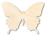 Unfinished Wood Butterfly | Insect | Animal | Wildlife | Craft Cutout | up to 24" DIY 7" / 1/4" 24 Hour Crafts