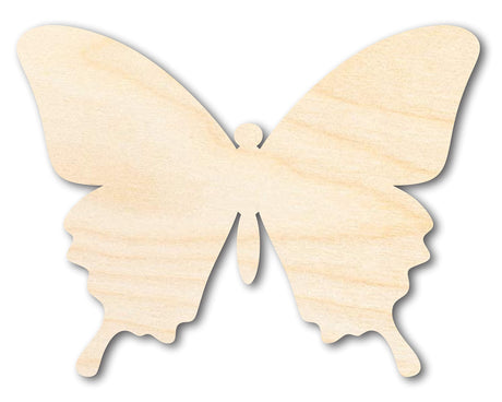 Unfinished Wood Butterfly | Insect | Animal | Wildlife | Craft Cutout | up to 24" DIY 7" / 1/4" 24 Hour Crafts