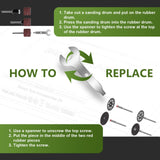 PHALANX Rotary Tool Accessory Kit, 420 Pcs Accessories Kit, 1/8"(3.2mm) Diameter Shanks, Universal Fitment All Rotary Tool for Easy Cutting, Sanding, PHALANX