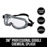 3M 91264-80025 Chemical Splash/Impact Goggle, 1-Pack 3M