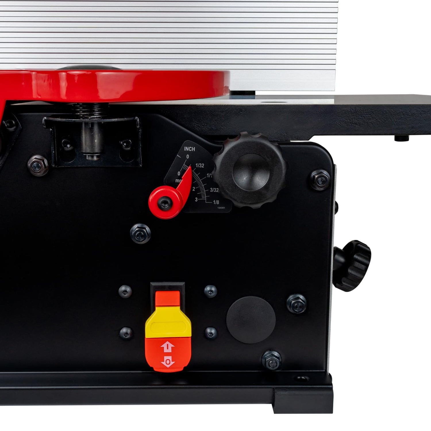 Cutech 401120HI 12-Inch Spiral Cutterhead Benchtop Jointer with Cast Iron Tables, 24 Tungsten Carbide Inserts, Extra Long 24" Fence, Additional Fence CUTECH