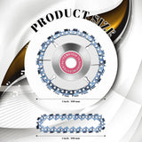 8 Pcs 5/8 Inch Wood Carving Chain Disc 4 Inch 22 Teeth Saw Blade Wood Carving Disc with Replacement Saw Chains for Chain Disc Grinding Replacement Honoson