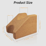 Guitar Neck Rest, Natural Cork Guitar Neck Support Pillow Cradle Holder, String Instrument Luthier Tool for String Changing, Repair, Cleaning, Guitar yinyess