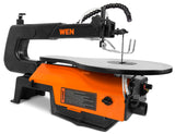 WEN 3923 16-Inch Variable Speed Scroll Saw with Easy-Access Blade Changes and Work Light , Black WEN