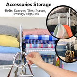 Evelots Wire Shelf Dividers 10 Pack with New Patent Pending Hooks for Extra Closet Storage & Organization for Home or Office -Tall Shelf Evelots