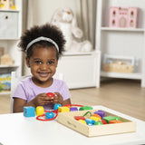 Melissa & Doug Primary Lacing Beads - Educational Toy With 30 Wooden Beads and 2 Laces - Beads For Toddlers, Fine Motor Skills Lacing Toys For Melissa & Doug