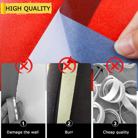 4PCS Premium Blue Painters Tape, Paint Tapes, Masking Tape for DIY Crafts & Arts, Painting Tape with Adhesive Backing, Easy Removal Painter's Wall SmaringRobot
