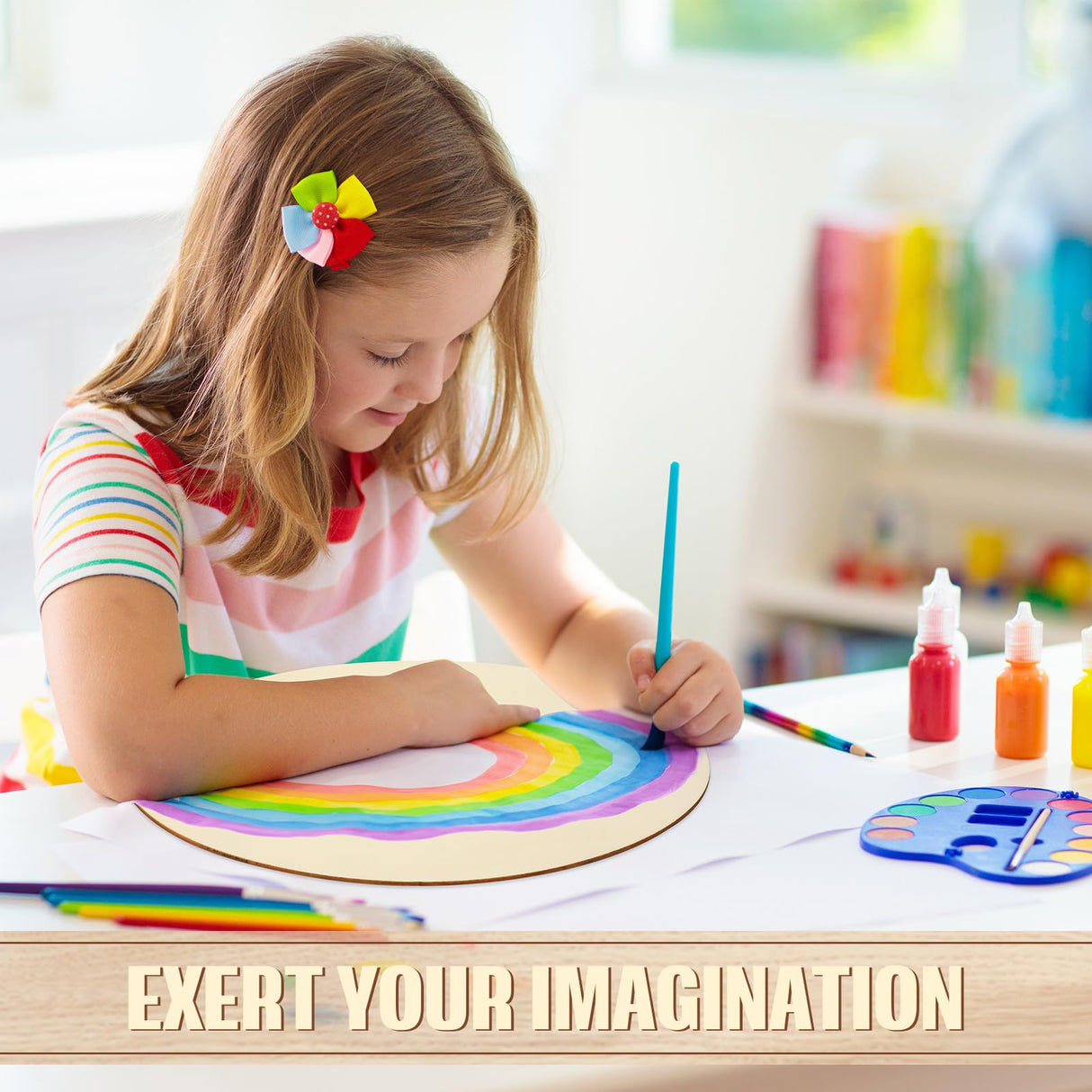 Suzile 20 Pcs Wood Rounds for Crafts 12 inch Unfinished Wood Crafts Wooden Signs Wood Blanks Wood Circles for Crafts Blank Round Wooden Discs for DIY Suzile